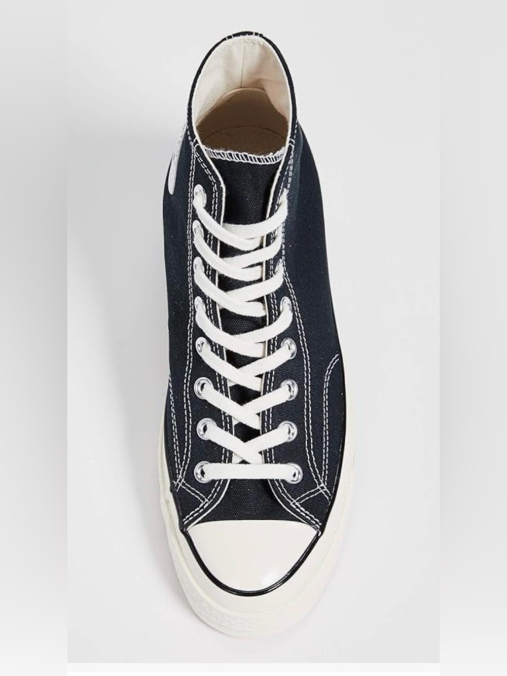 Converse All Star 70s High Top Unisex Sneakers, Black, 6.5 US Women/4.5 US Men